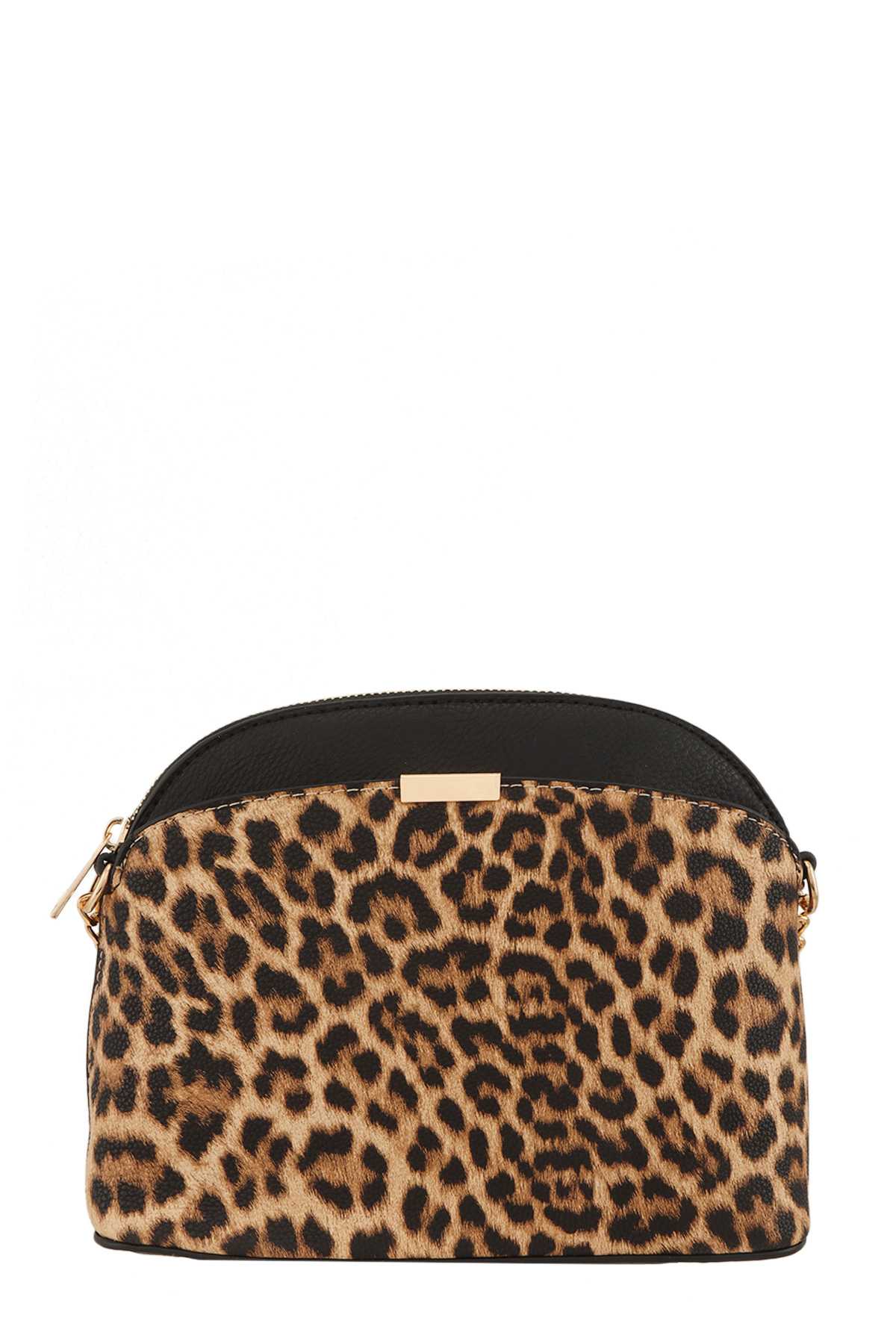 Leopard Print Small Crossbody Bag