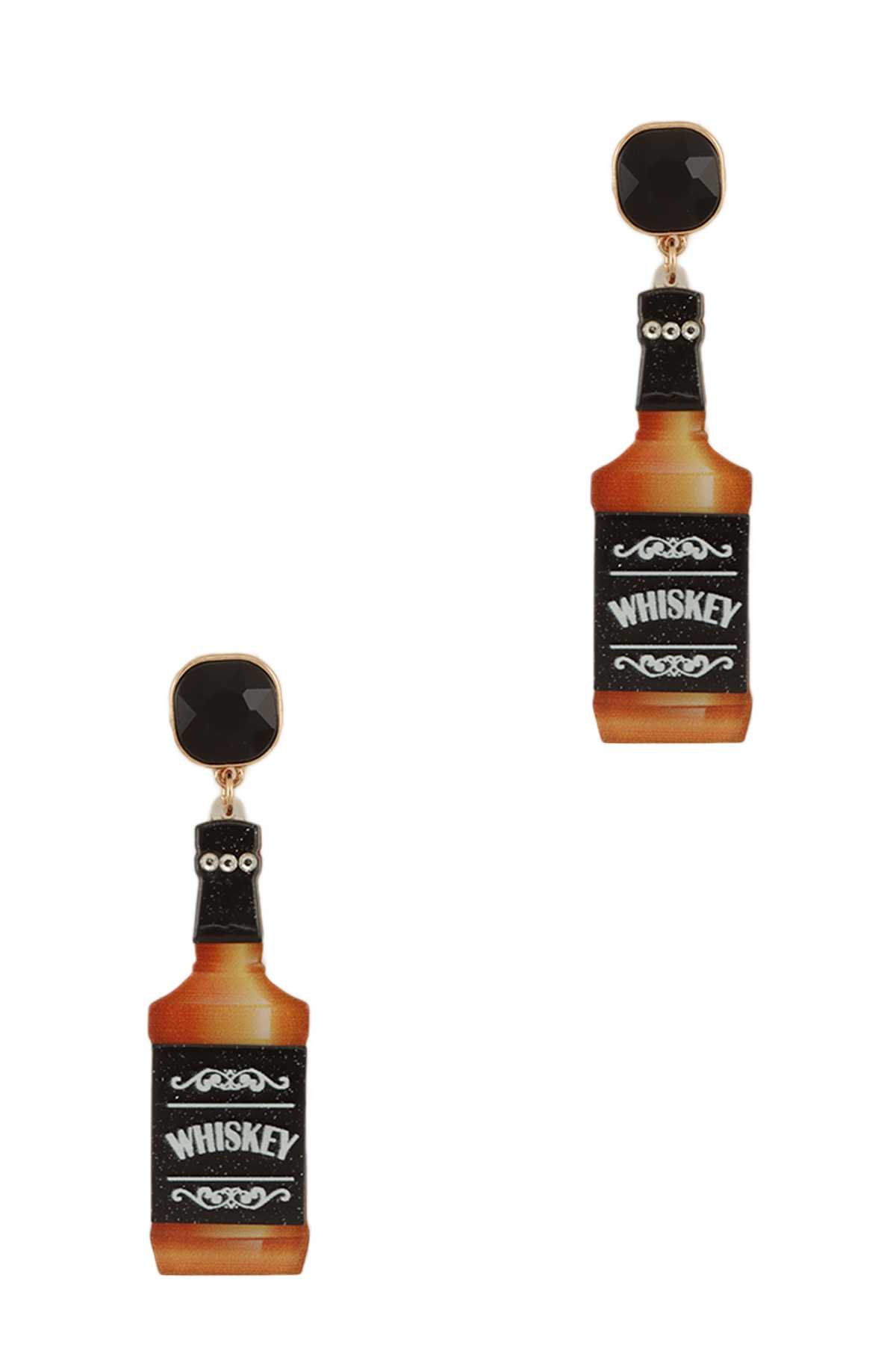 Whiskey Acrylic Earring