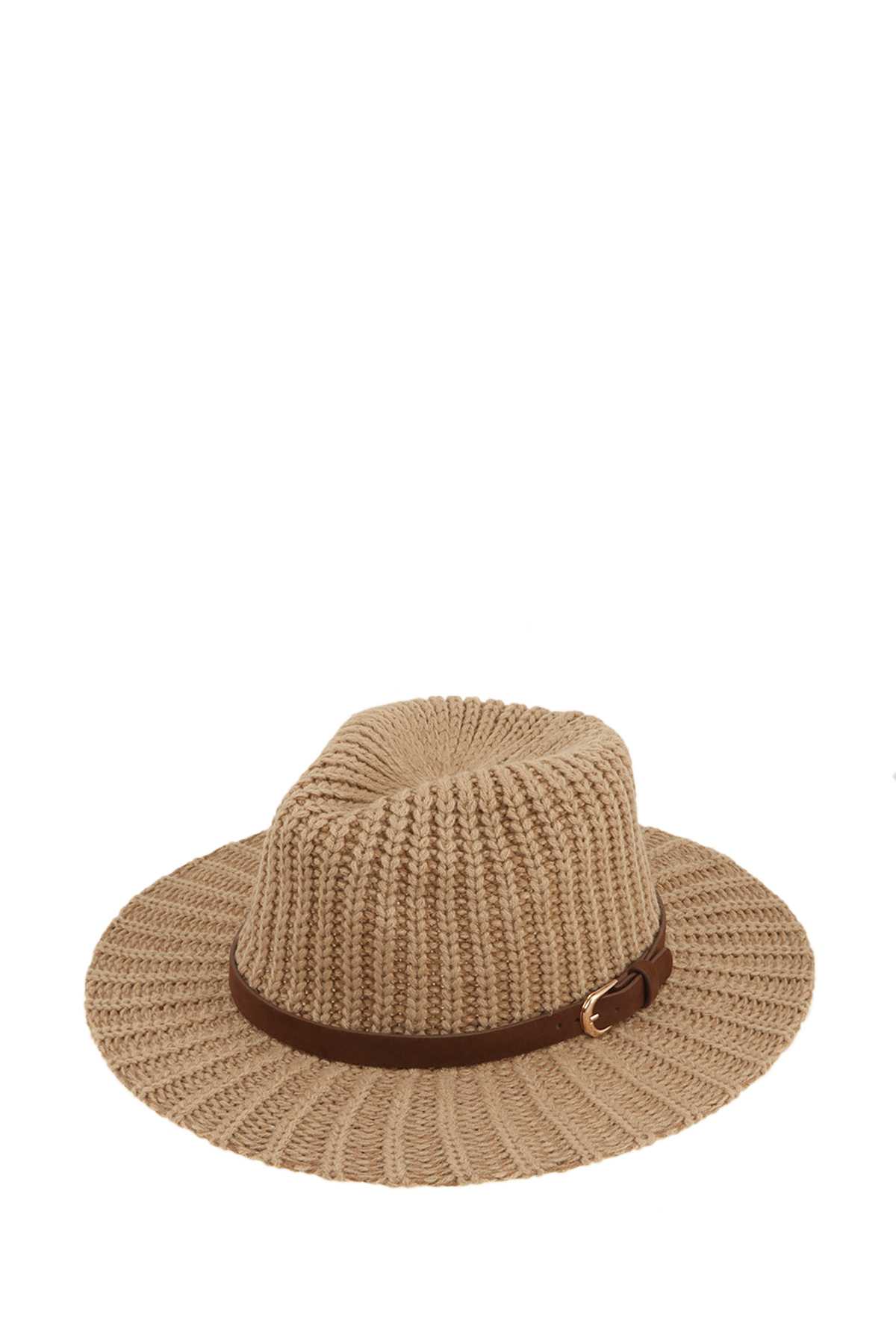 Knit Belt Band Panama Hat