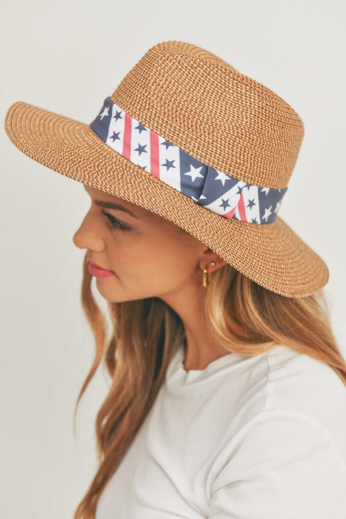 American Flag Sun Hat