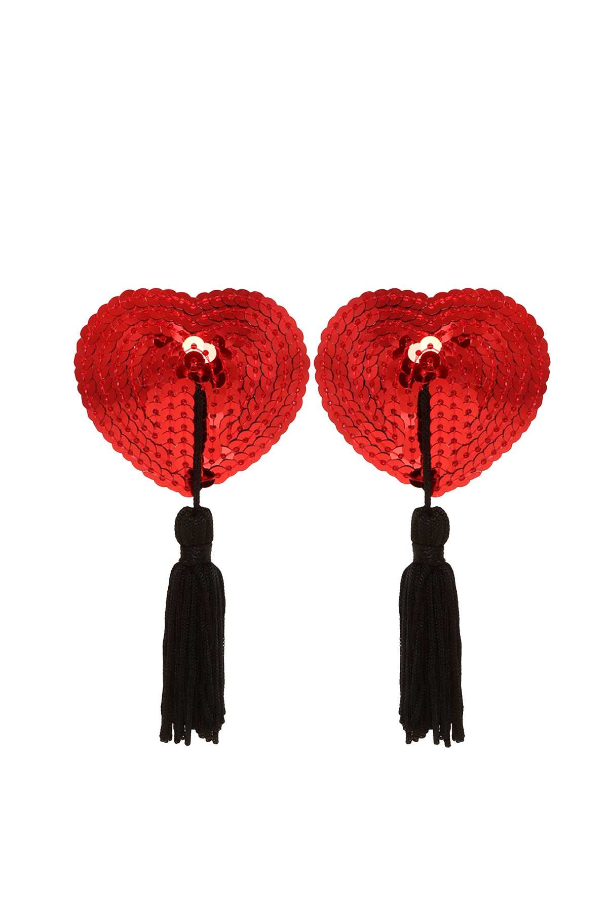 Heart Shape Silicone Nipple Cover with Tassel