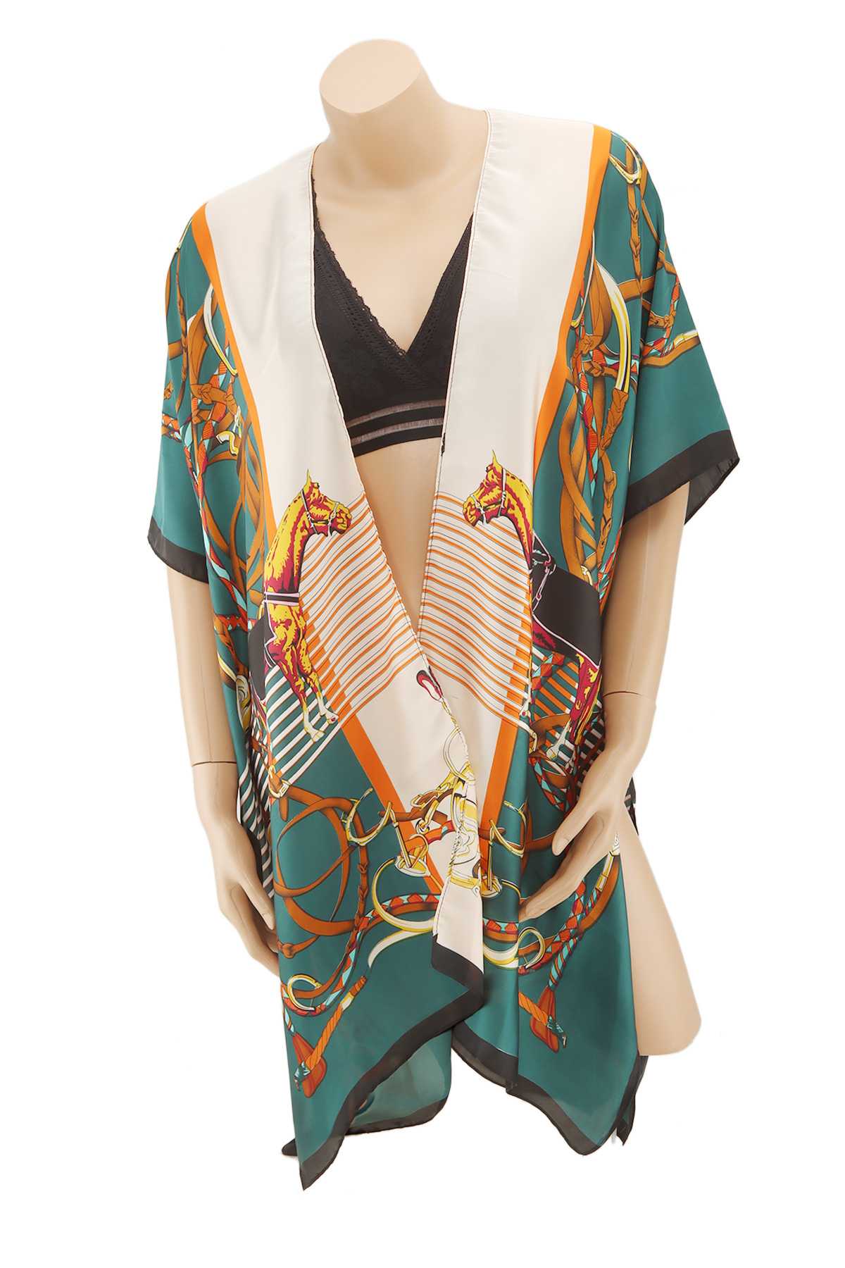Middle Age Print Kimono