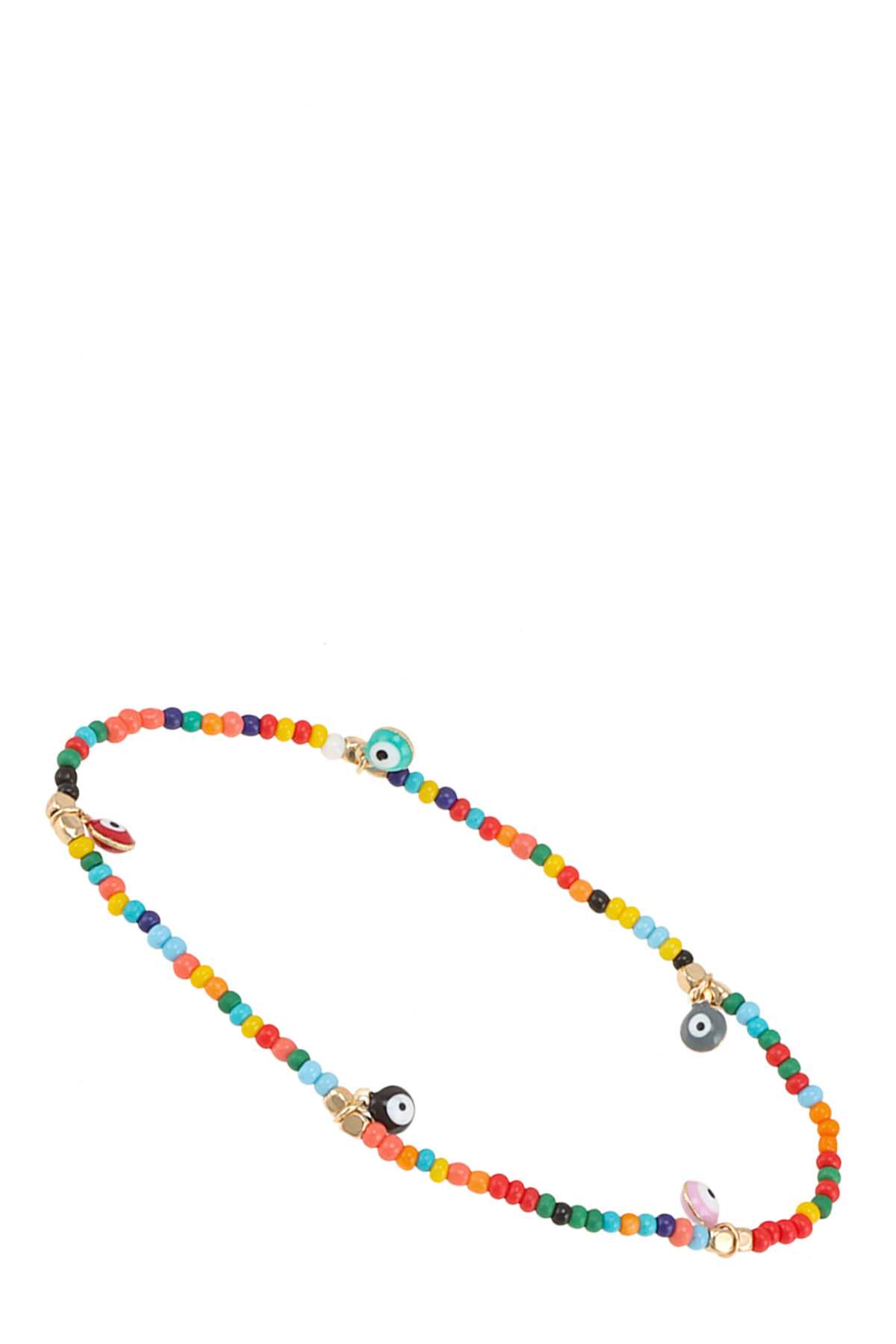 Evil Eye Bead Bracelet