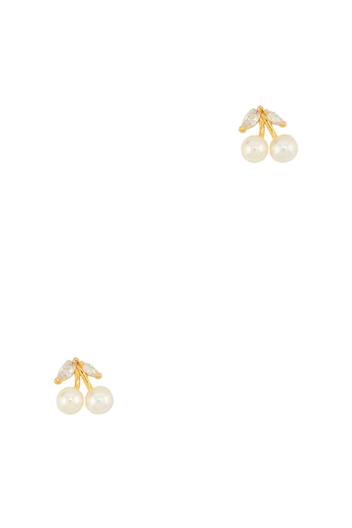 Pearl Cherry Stud Earring