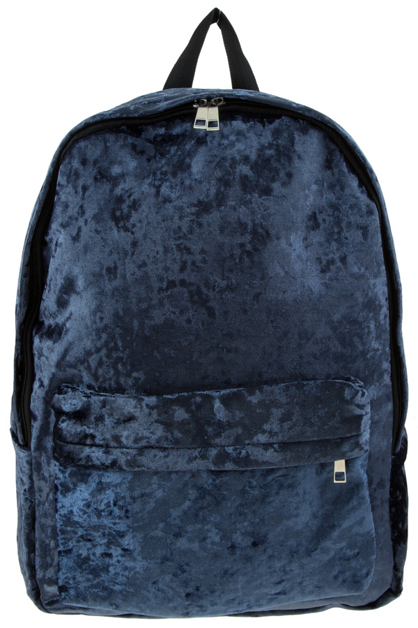 Velvet backpack bag