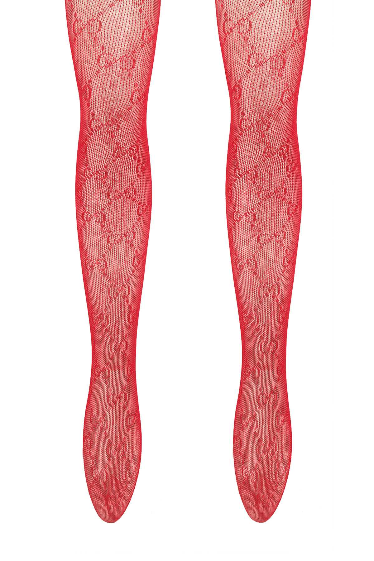 Double G High Waist Sheer Light Mesh Stocking