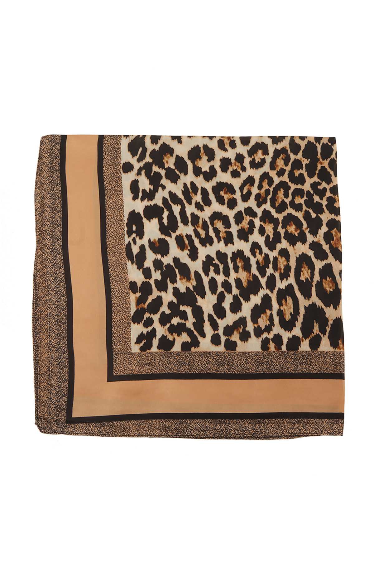 Leopard Printed Bandana Scarf