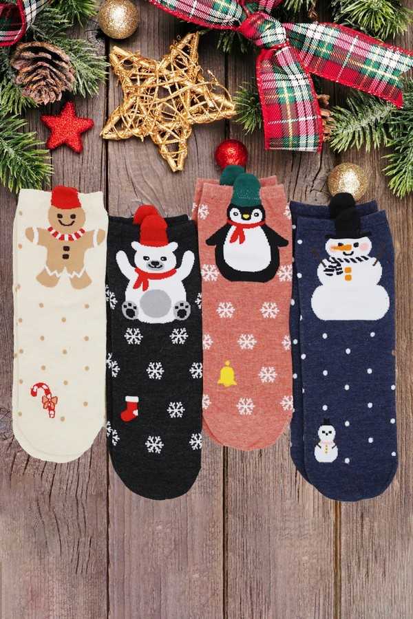 Cute Christmas Holiday Socks Set