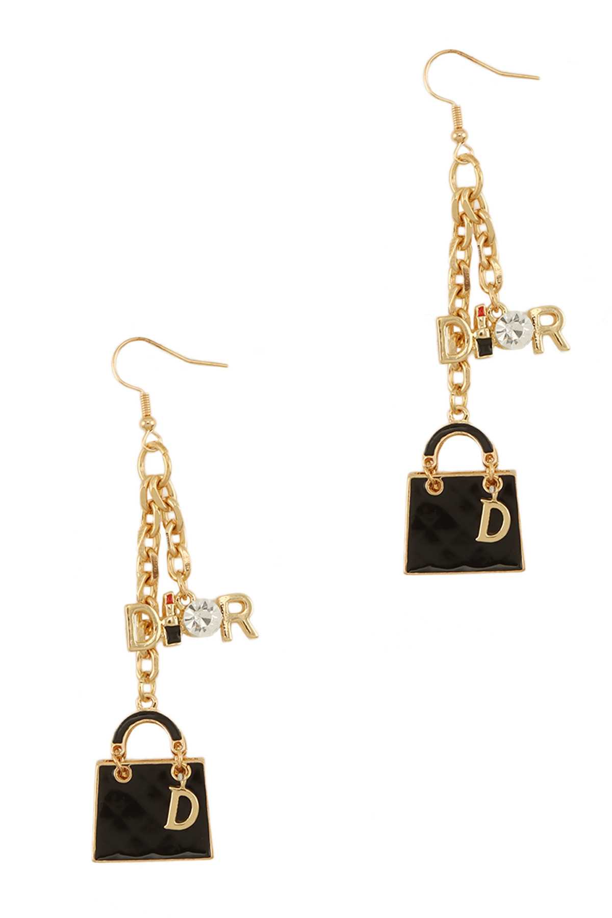 Bag Charm Dangle Earring